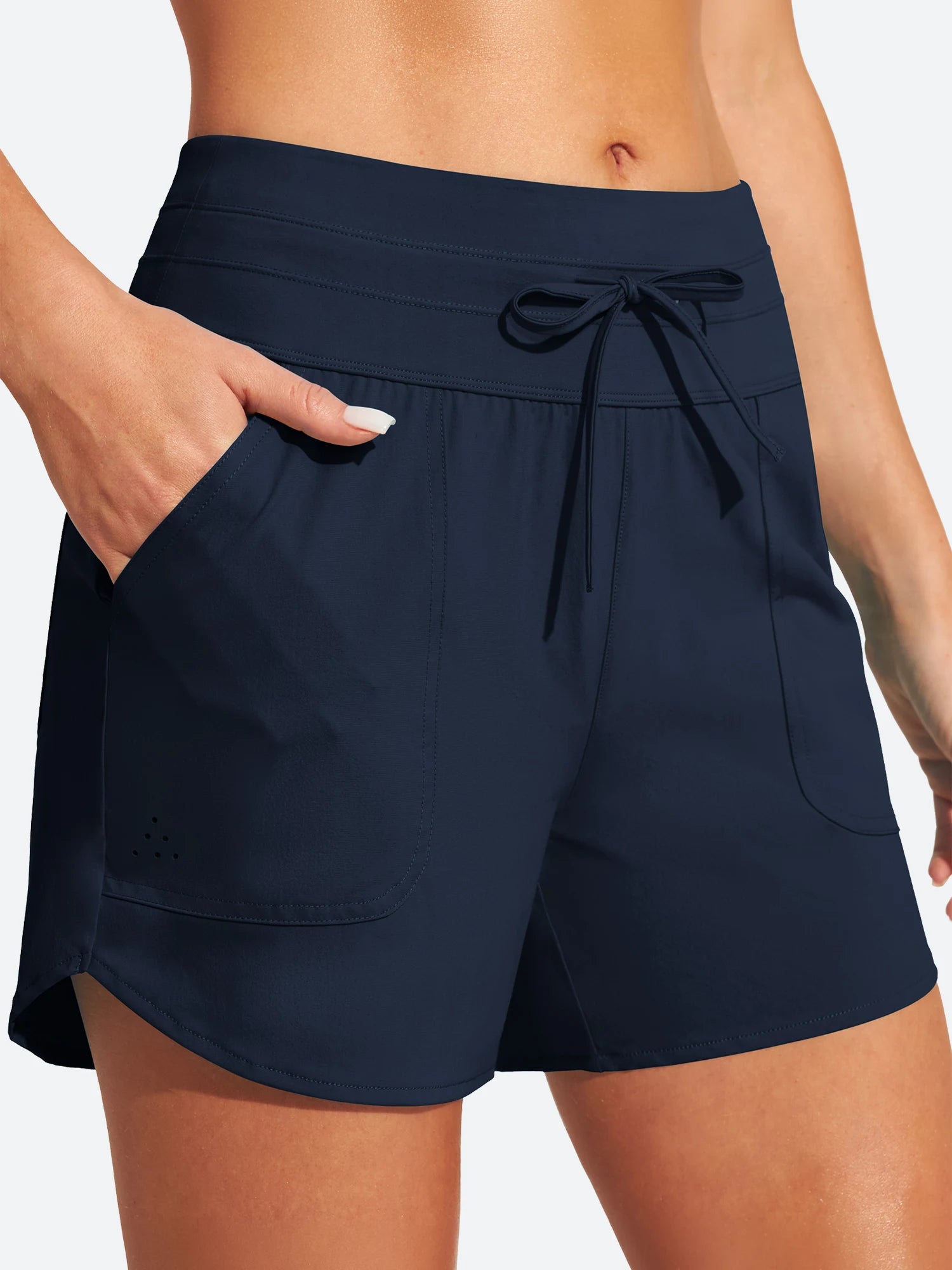 IUGA 5" Quick Dry UPF 50+ Swim Board Shorts With Liner | Affordable Yoga Leggings & Activewear by IUGA