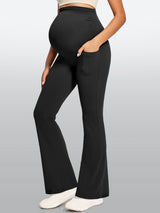 IUGA Maternity Leggings With Pockets Over The Belly