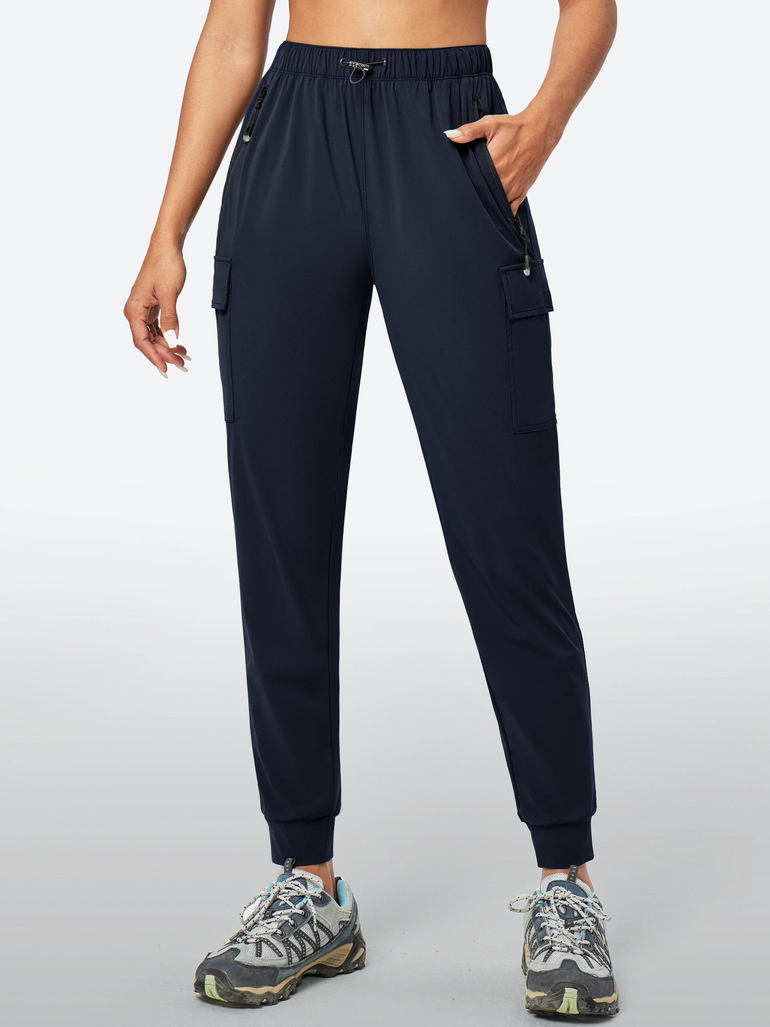 IUGA UPF50+ Quick Dry Hiking Cargo Joggers With Pockets - IUGA