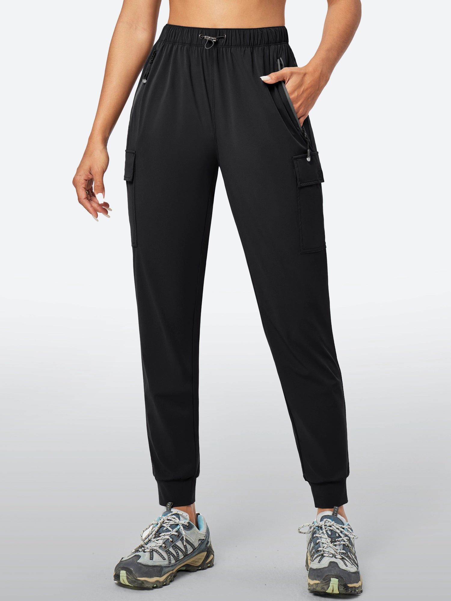 IUGA UPF50+ Quick Dry Hiking Cargo Joggers With Pockets - IUGA