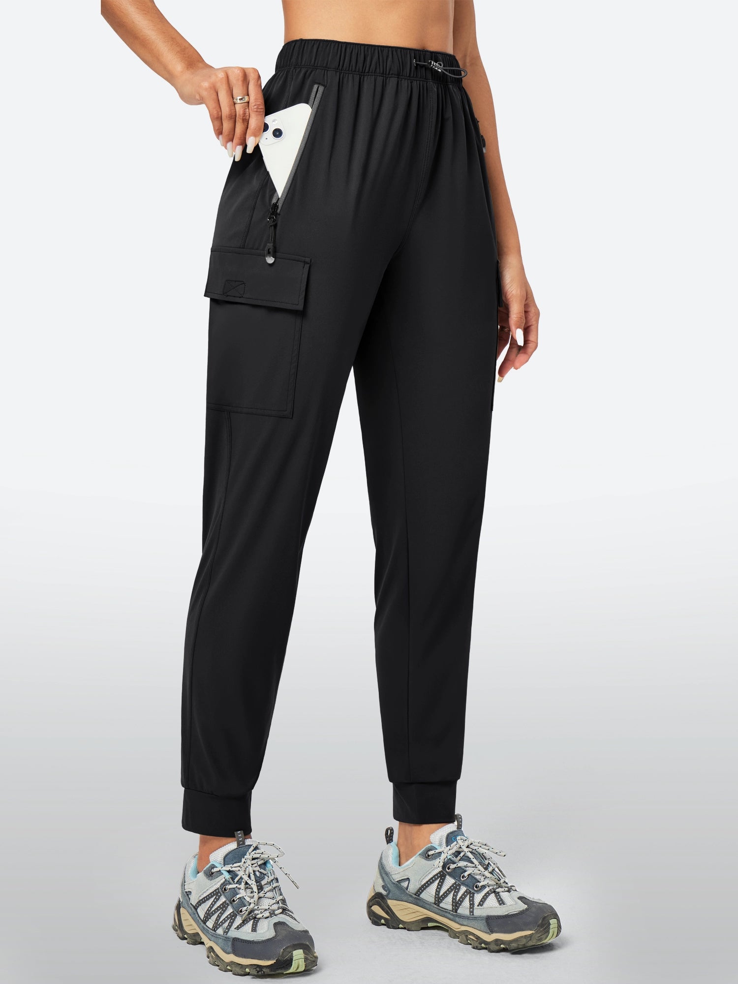 IUGA UPF50+ Quick Dry Hiking Cargo Joggers With Pockets - IUGA
