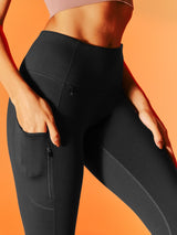IUGA HeatLab® Fleece Lined Water Resistant Leggings with Pockets - IUGA