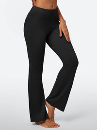 IUGA High Waisted Bootcut Yoga Pants With 4 Pockets - IUGA