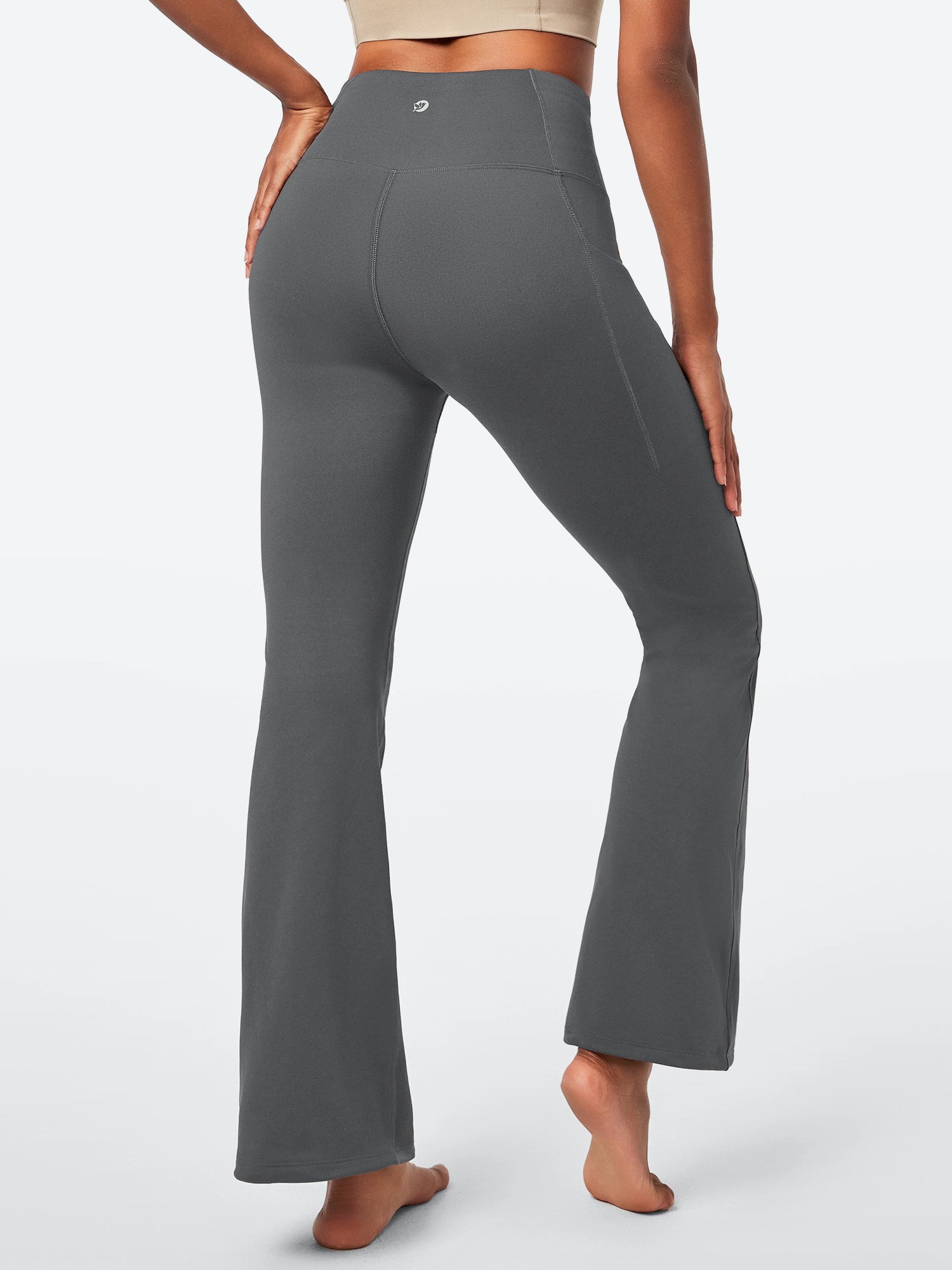 IUGA HeatLab® Water Resistant Fleece Lined Flare Pants With Pockets - IUGA