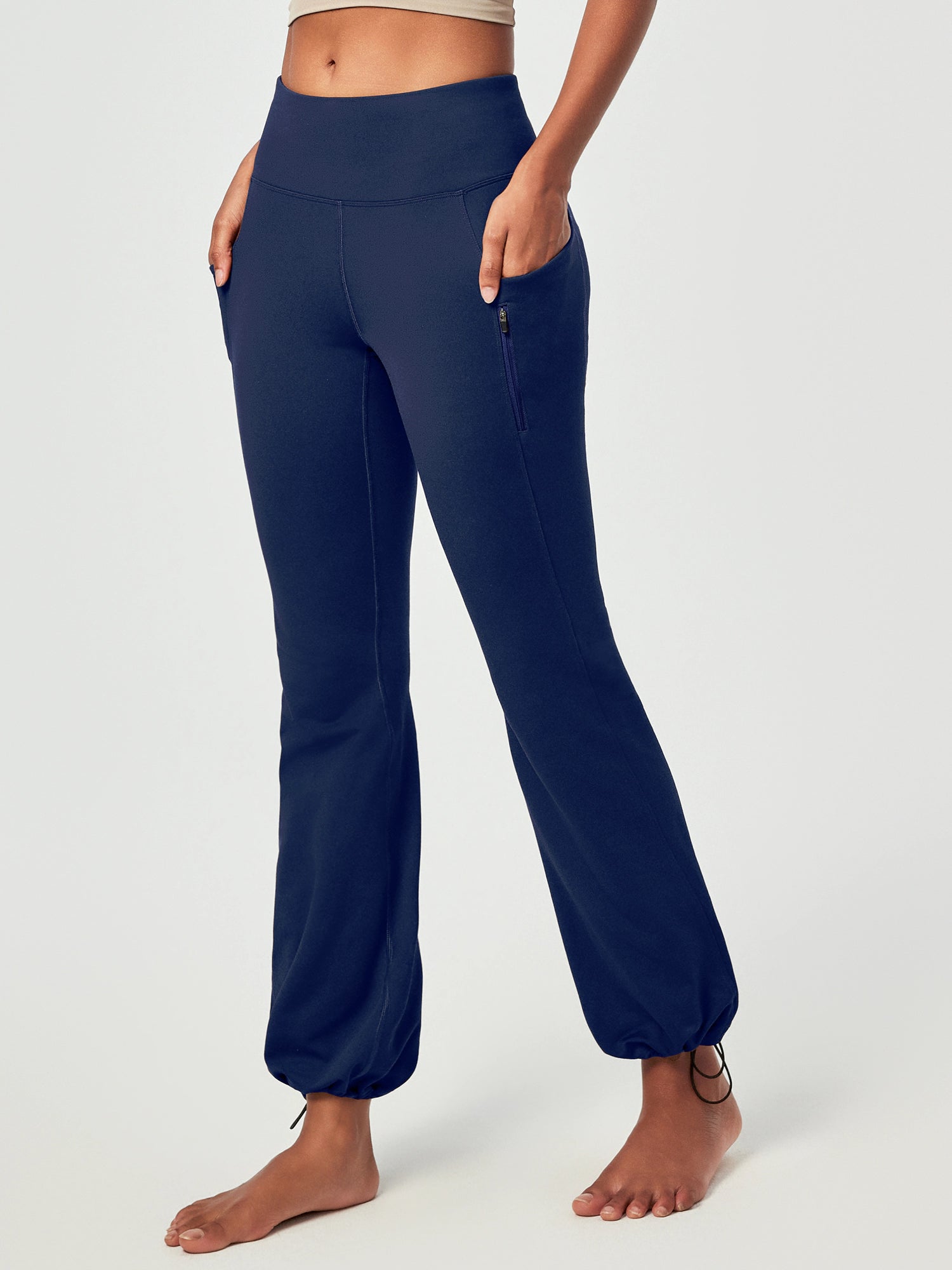 IUGA HeatLab® Water Resistant Fleece Lined Flare Pants With Pockets - IUGA