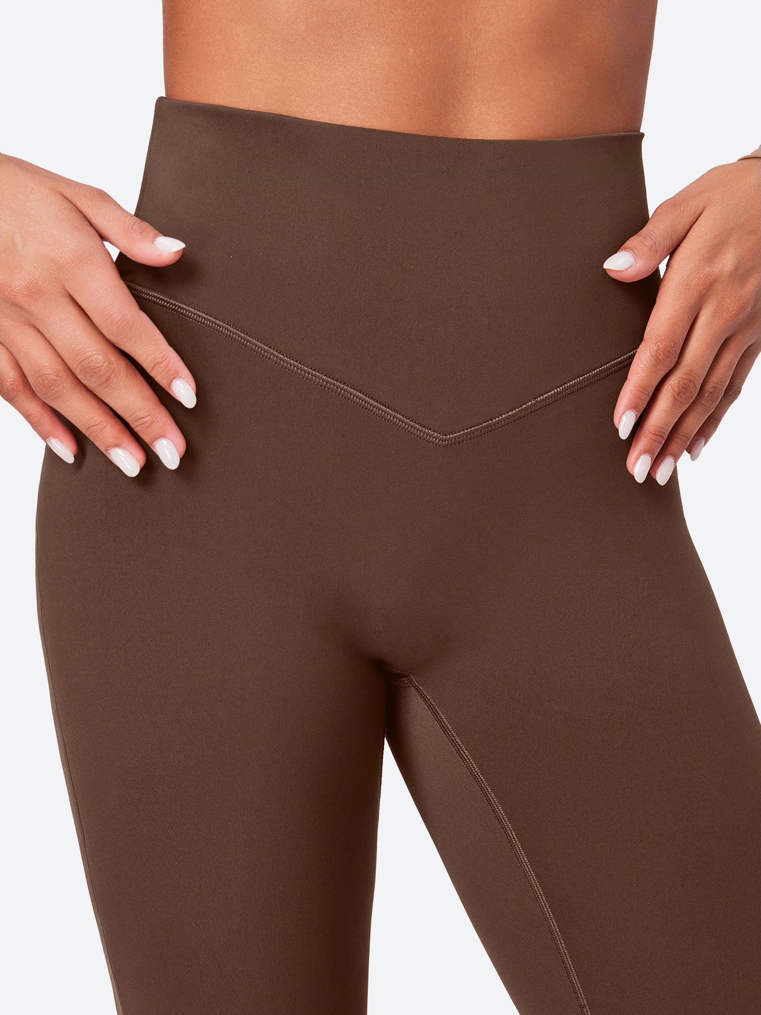 IUGA Sandwich No Front Seam Flare Yoga Pants - IUGA
