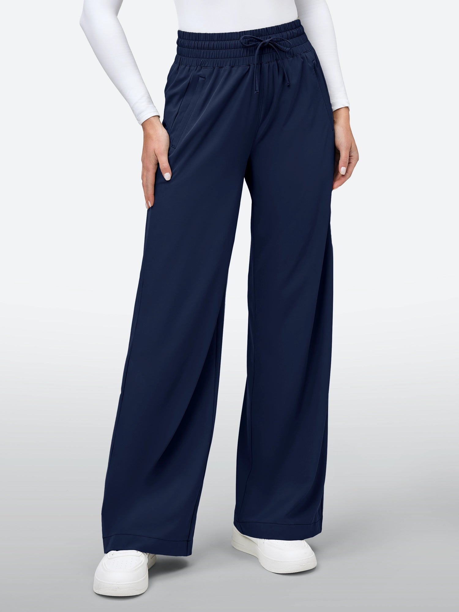 IUGA UPF 50+ Quick-Dry Wide Leg Flowy Pants 28‘’/30‘’ - IUGA