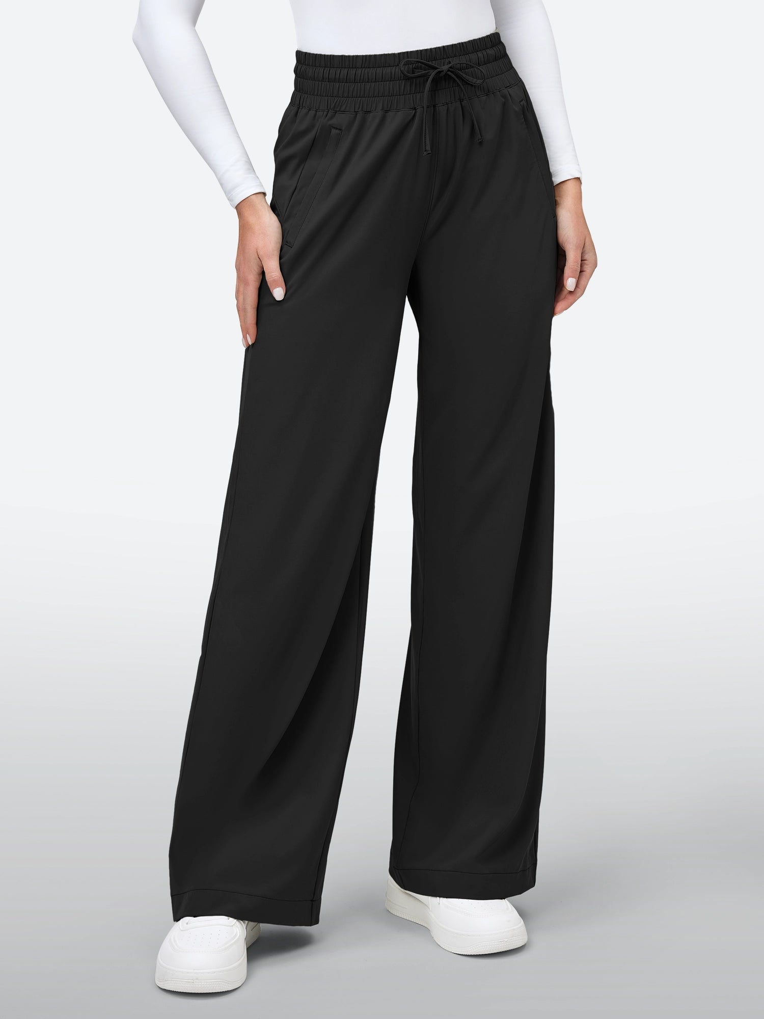 IUGA UPF 50+ Quick-Dry Wide Leg Flowy Pants 28‘’/30‘’ - IUGA