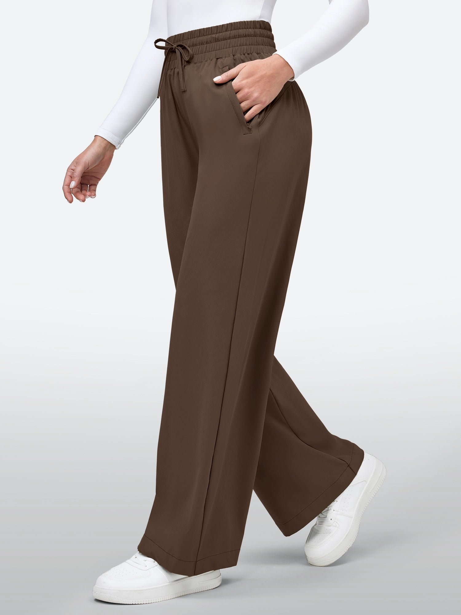 IUGA UPF 50+ Quick-Dry Wide Leg Flowy Pants 28‘’/30‘’ - IUGA