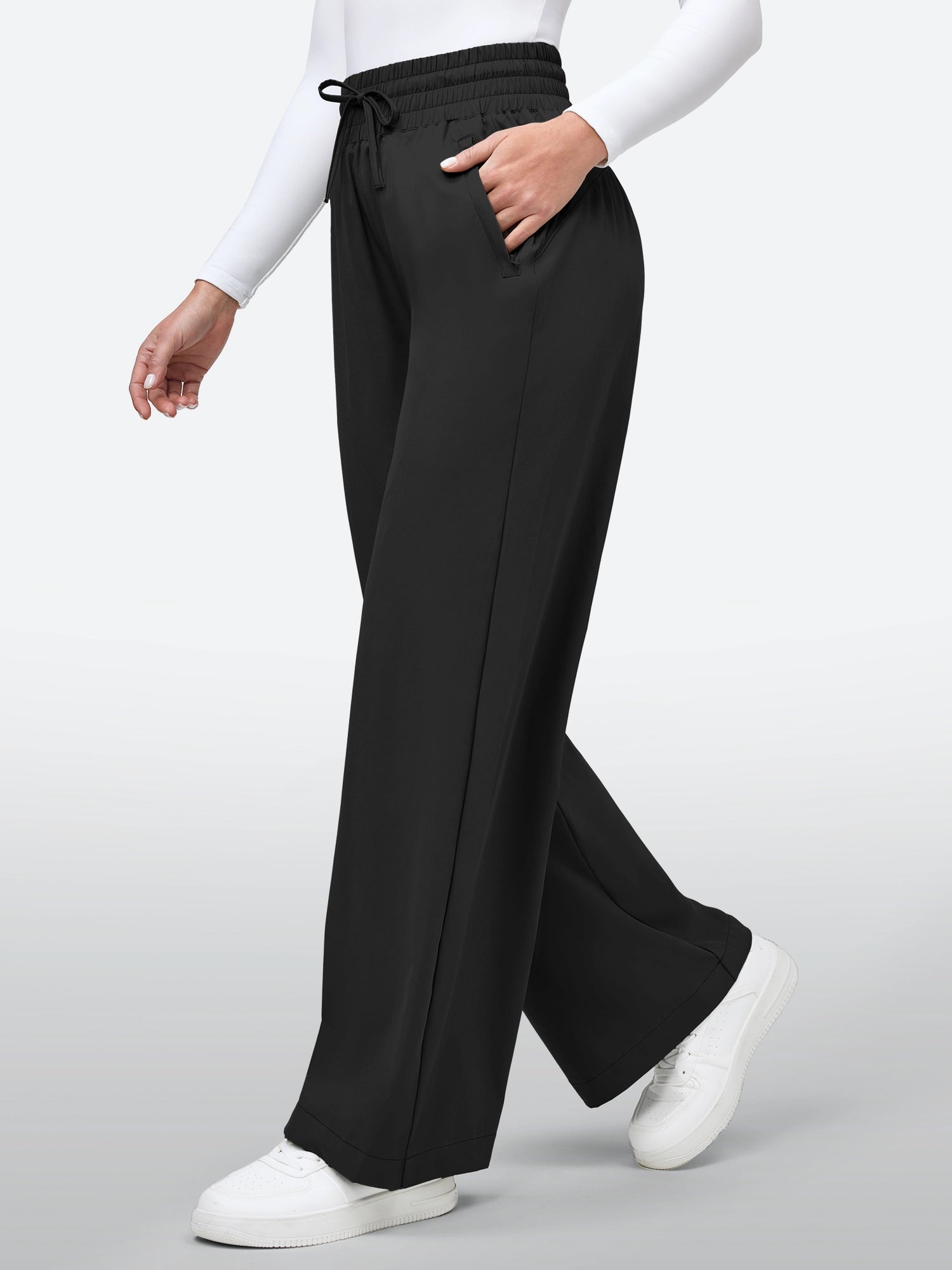 IUGA UPF 50+ Quick-Dry Wide Leg Flowy Pants 28‘’/30‘’ - IUGA
