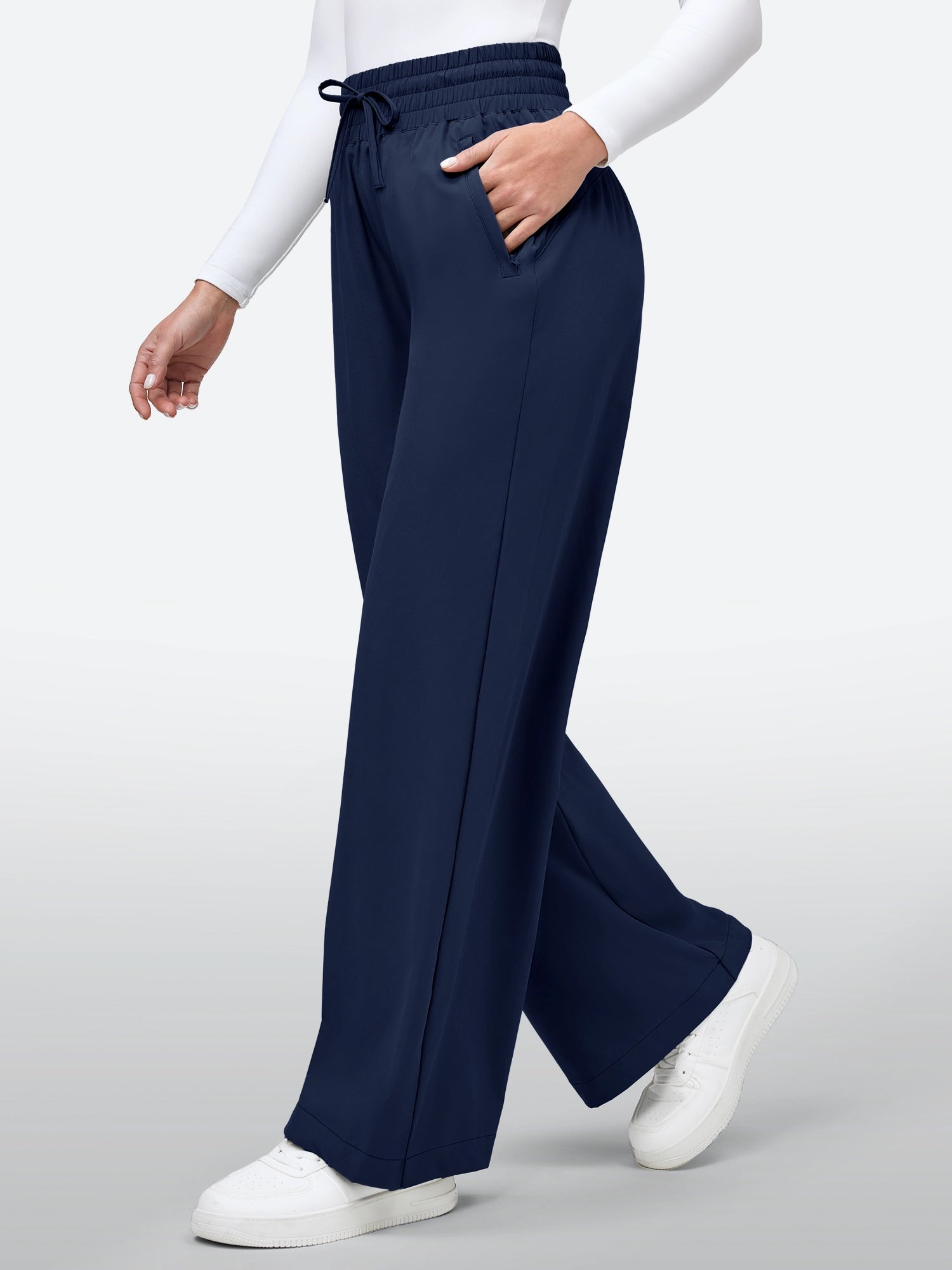 IUGA UPF 50+ Quick-Dry Wide Leg Flowy Pants 28‘’/30‘’ - IUGA