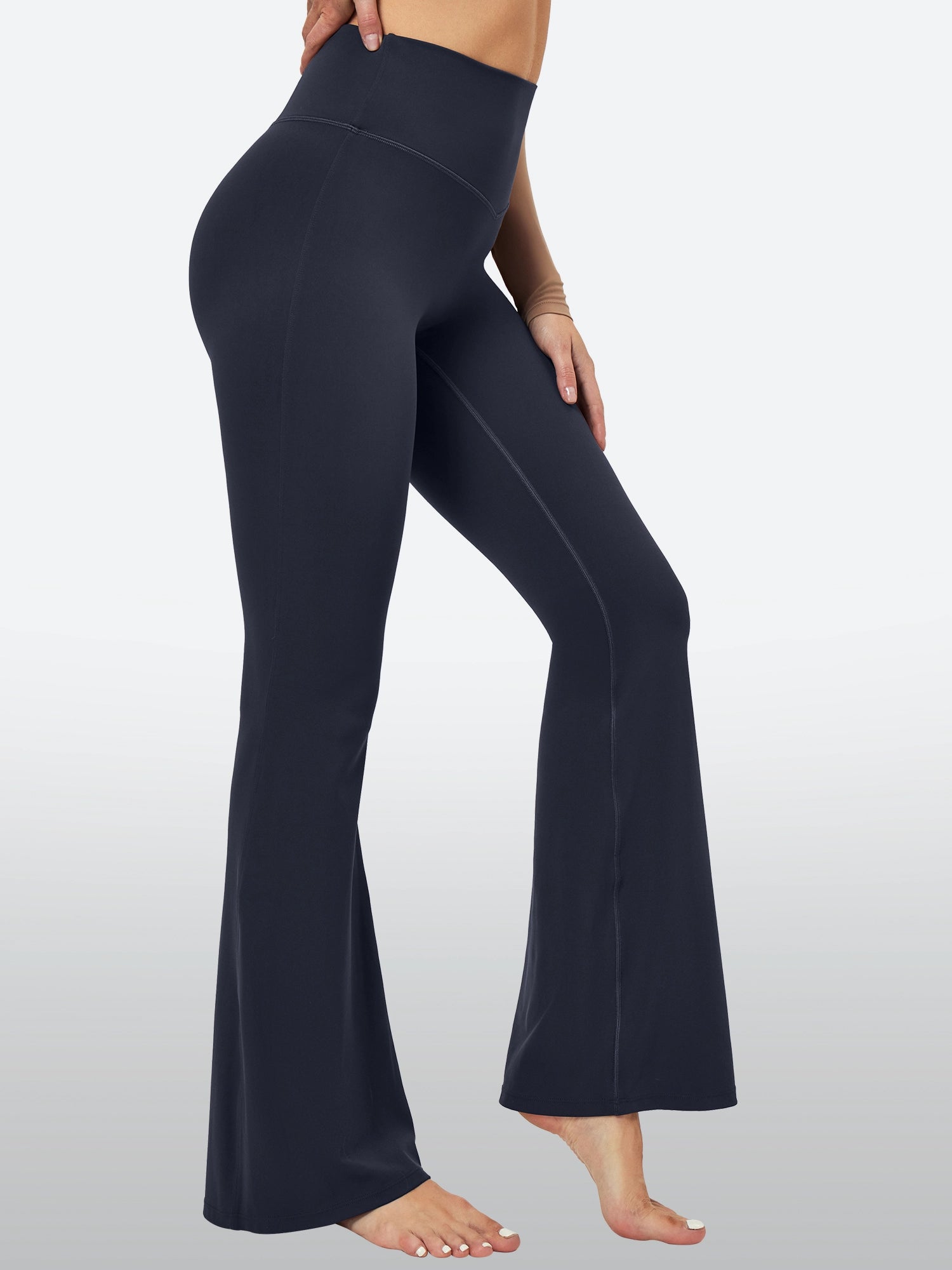 IUGA Sandwich No Front Seam Flare Yoga Pants - IUGA