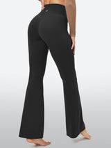 IUGA Sandwich No Front Seam Flare Yoga Pants - IUGA