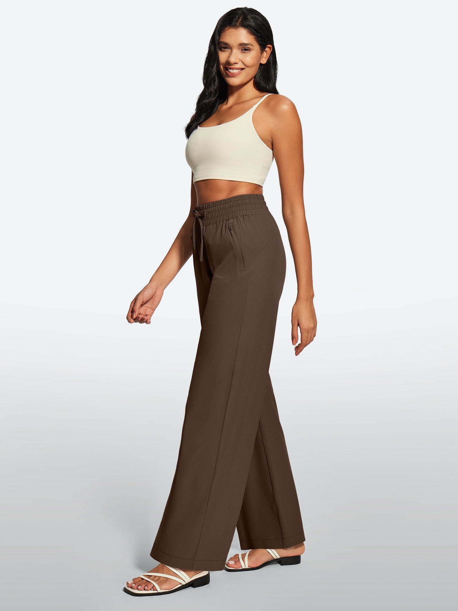 IUGA UPF 50+ Quick-Dry Wide Leg Flowy Pants 28‘’/30‘’ - IUGA