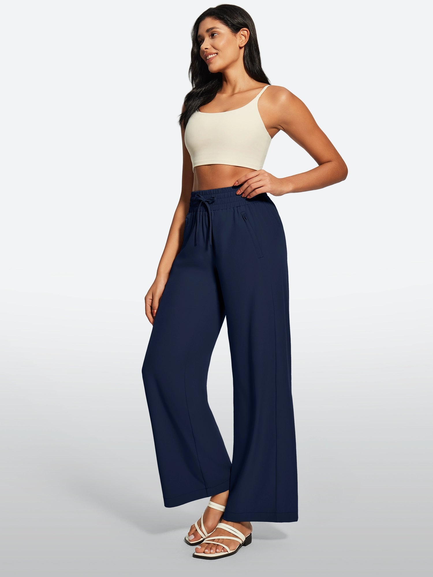 IUGA UPF 50+ Quick-Dry Wide Leg Flowy Pants 28‘’/30‘’ - IUGA