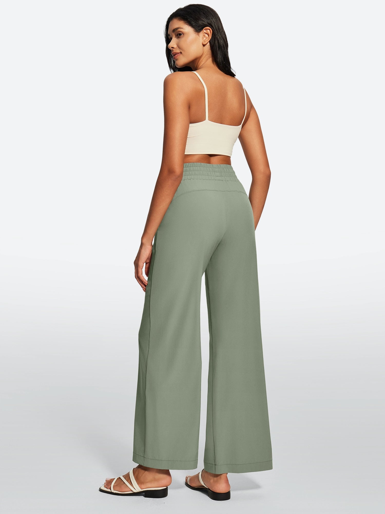 IUGA UPF 50+ Quick-Dry Wide Leg Flowy Pants 28‘’/30‘’ - IUGA