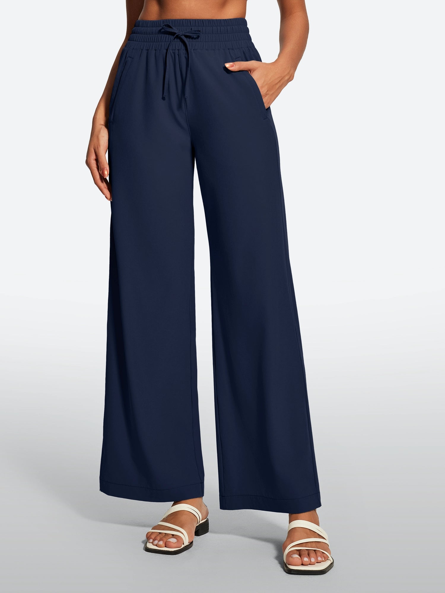 IUGA UPF 50+ Quick-Dry Wide Leg Flowy Pants 28‘’/30‘’ - IUGA