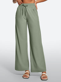 IUGA UPF 50+ Quick-Dry Wide Leg Flowy Pants 28‘’/30‘’ - IUGA