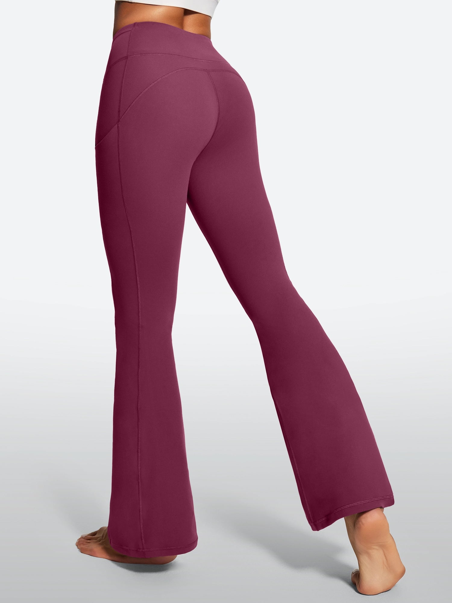 IUGA Tummy Control Bootcut Yoga Pants with Pockets - IUGA