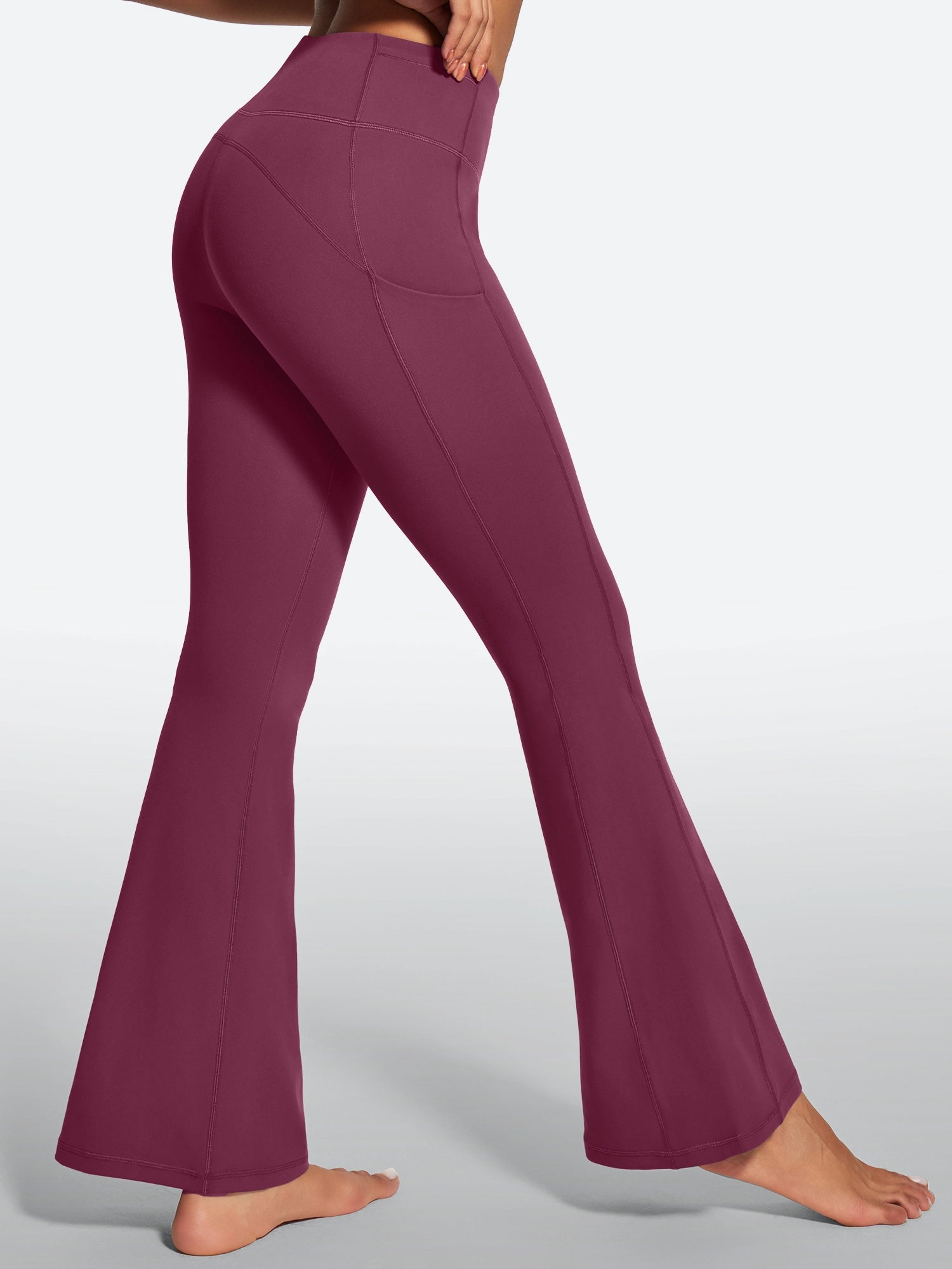 IUGA Tummy Control Bootcut Yoga Pants with Pockets - IUGA