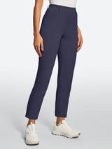 IUGA Stretchy 7/8 Ankle Pull On Work Pants With Pockets