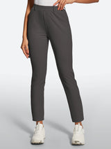 IUGA Stretchy 7/8 Ankle Pull On Work Pants With Pockets