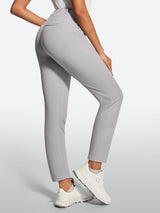 IUGA Stretchy 7/8 Ankle Pull On Work Pants With Pockets - IUGA
