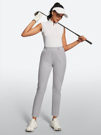 IUGA Stretchy 7/8 Ankle Pull On Work Pants With Pockets - IUGA