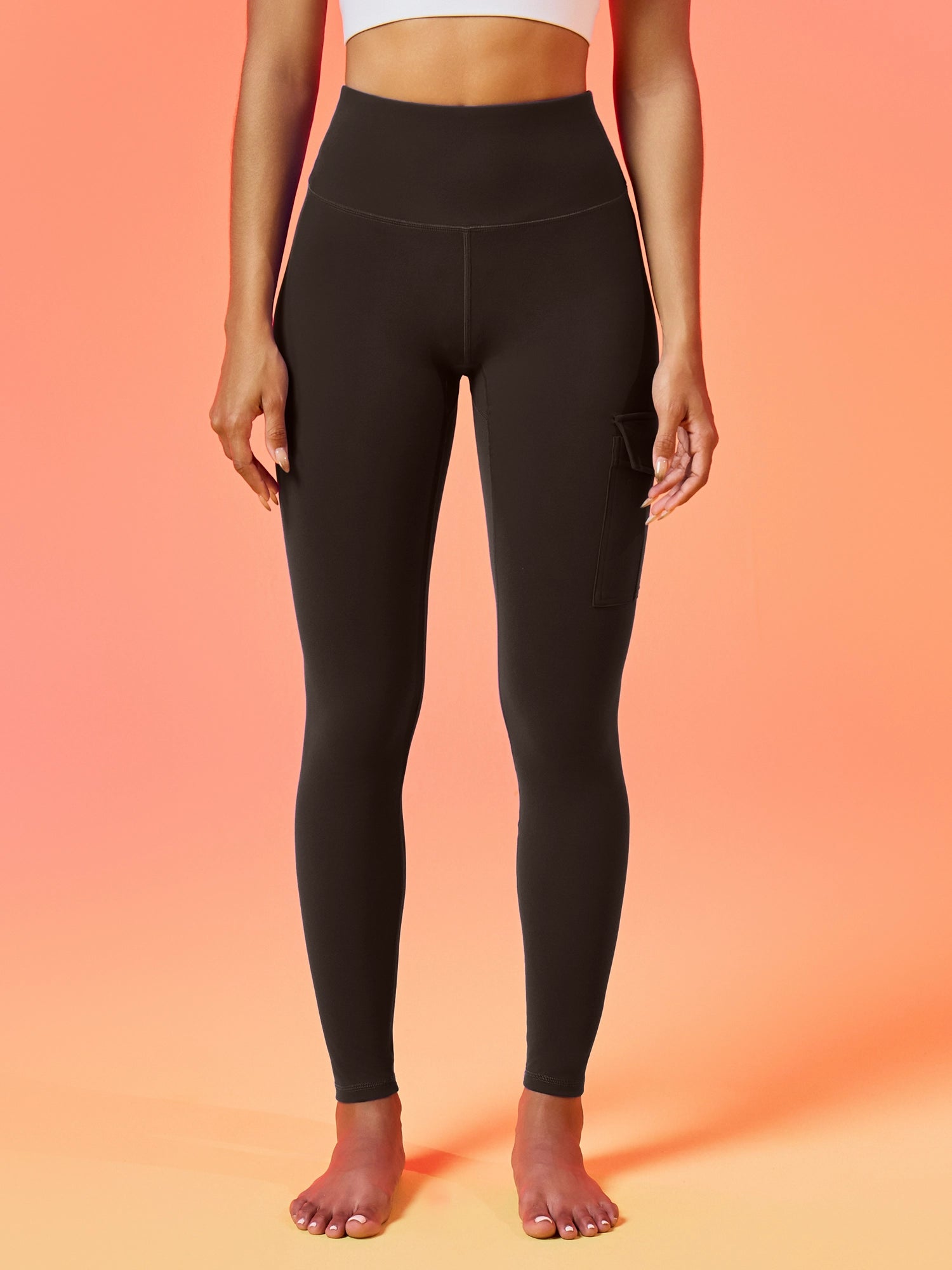 IUGA Flextight High Waisted Lift Cargo Leggings With Pockets - IUGA