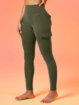 IUGA Flextight High Waisted Lift Cargo Leggings With Pockets - IUGA