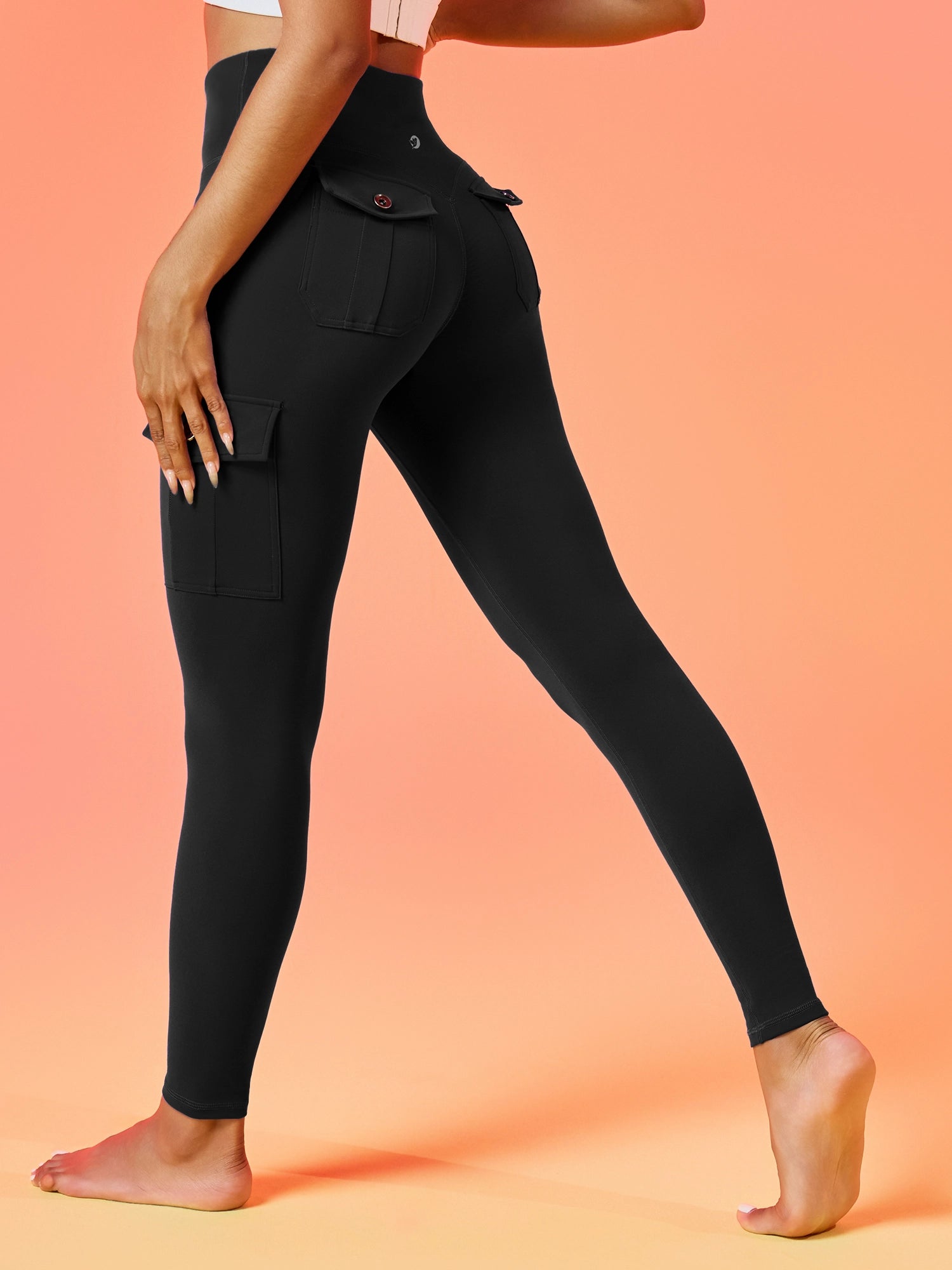 IUGA Flextight High Waisted Lift Cargo Leggings With Pockets - IUGA