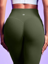IUGA PowerTight Scrunch No Front Seam High Waist Leggings With Pockets