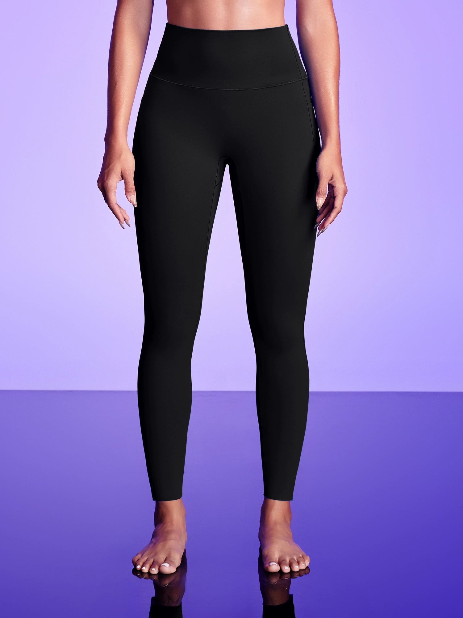 IUGA PowerTight Scrunch No Front Seam High Waist Leggings With Pockets