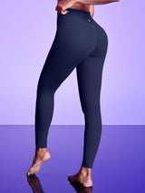 IUGA PowerTight Scrunch No Front Seam High Waist Leggings With Pockets