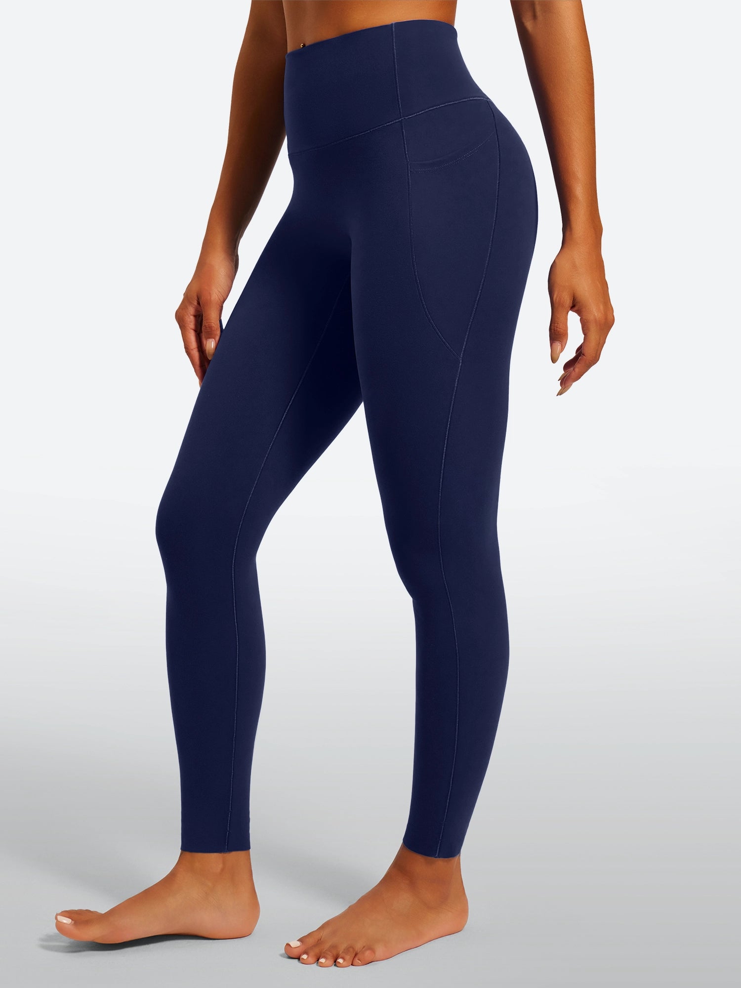 IUGA PowerTight Scrunch No Front Seam High Waist Leggings With Pockets
