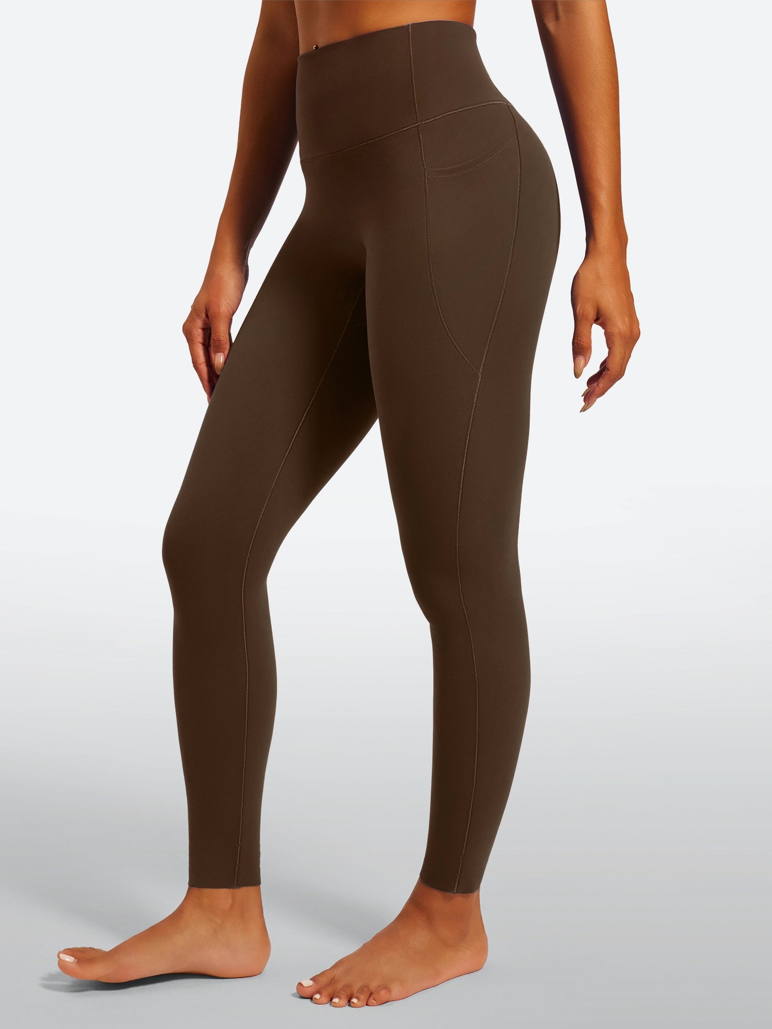 IUGA PowerTight Scrunch No Front Seam High Waist Leggings With Pockets