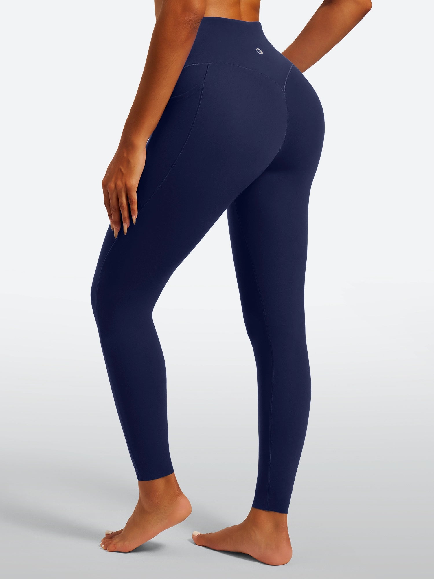 IUGA PowerTight Scrunch No Front Seam High Waist Leggings With Pockets