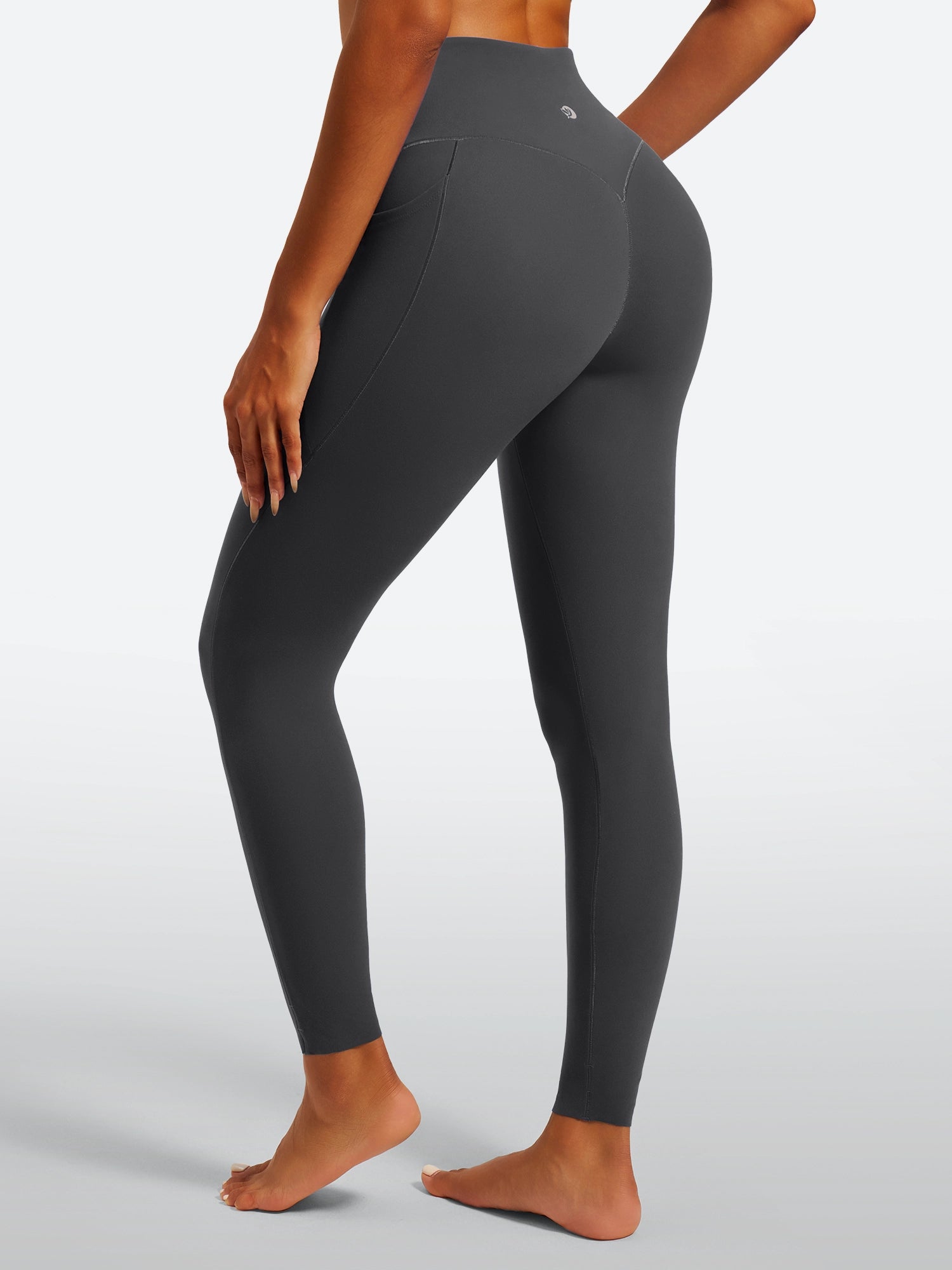 IUGA PowerTight Scrunch No Front Seam High Waist Leggings With Pockets