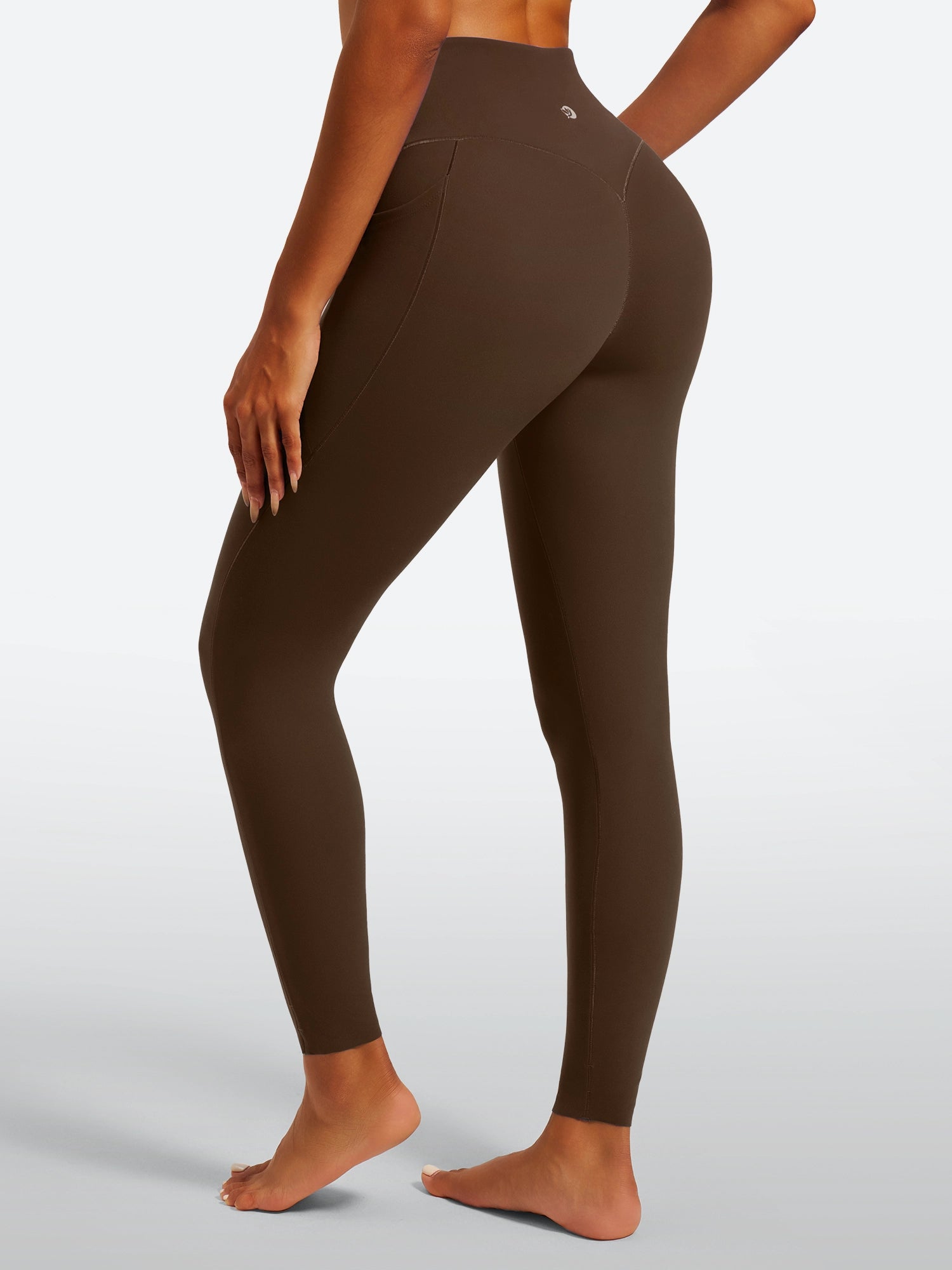 IUGA PowerTight Scrunch No Front Seam High Waist Leggings With Pockets