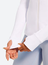 IUGA FlexTight Full Zip Lightweight Running Track Jacket With Thumbholes