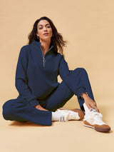 IUGA 2 Piece Outfits Wide Leg Pants Lounge Set