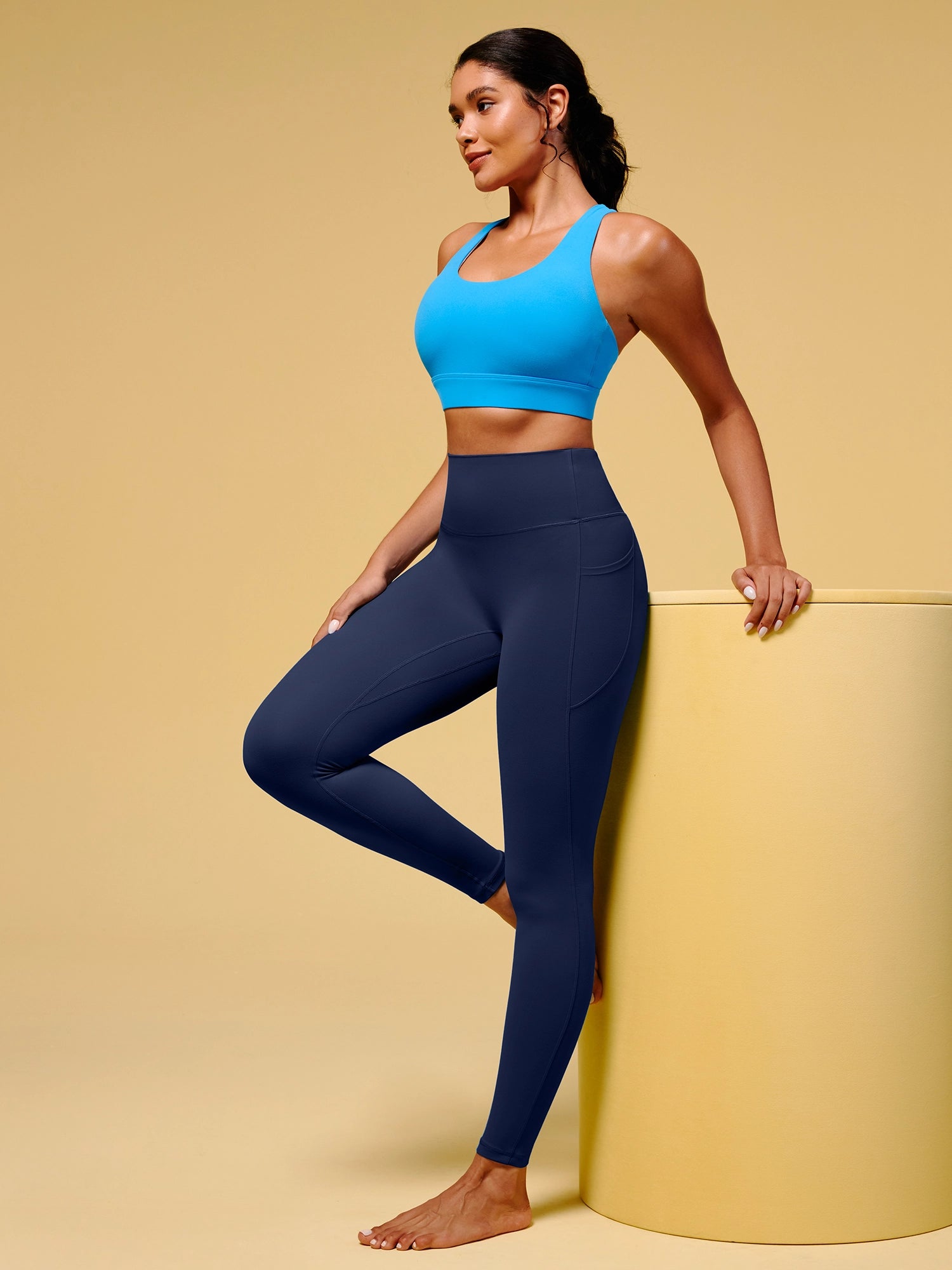 IUGA Butterlab® No Front Seam High Waisted Buttery Soft With Pockets