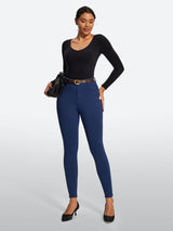 IUGA HeatLab® Fleece Lined Pull On High Waisted Dress Pants With Pockets