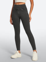 IUGA FlexDenim® High Waisted Stretchy Butt Lifting Jeggings With Pockets