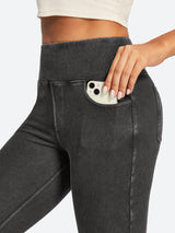 IUGA FlexDenim® High Waisted Stretchy Butt Lifting Jeggings With Pockets