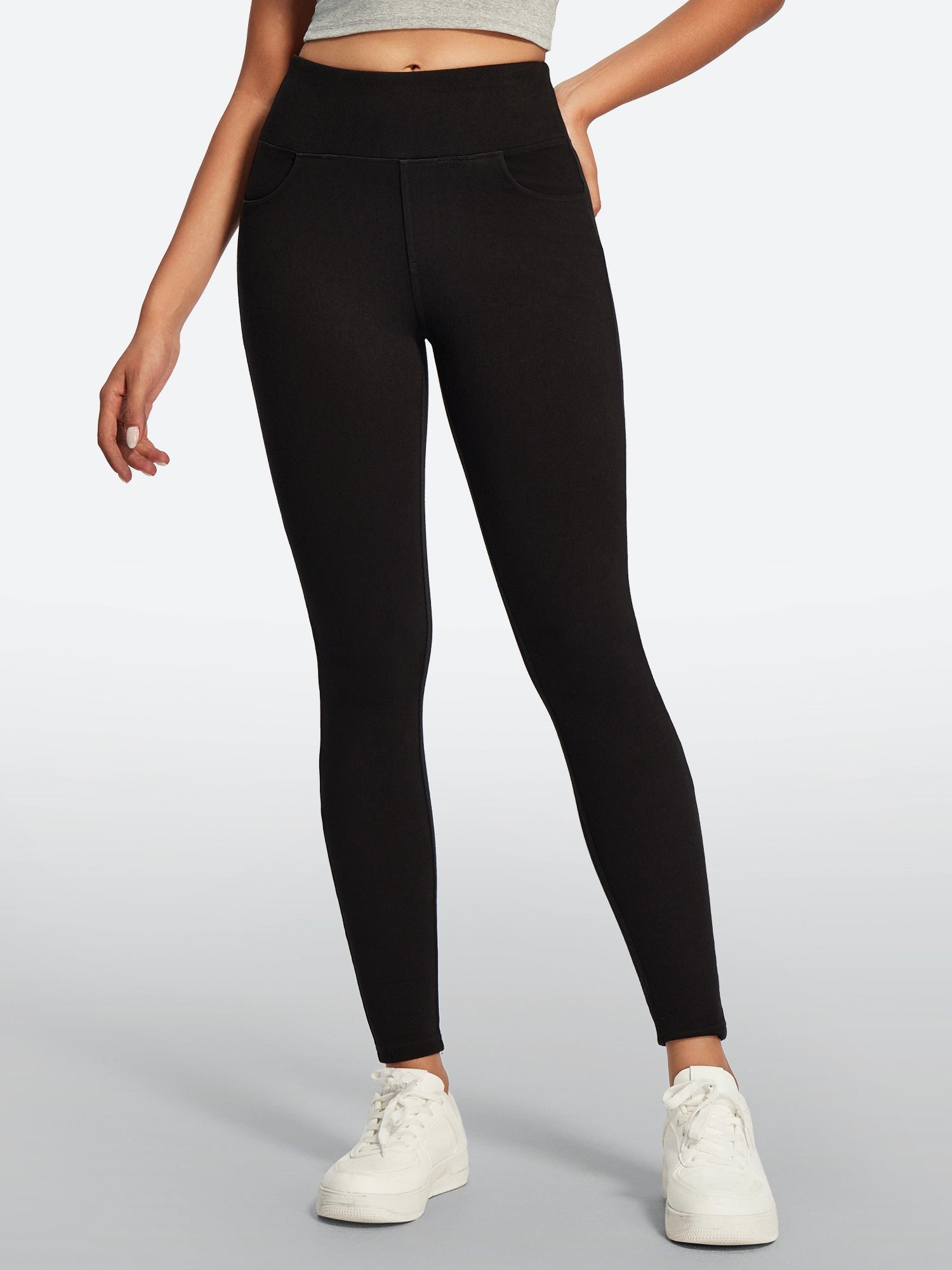 IUGA FlexDenim® High Waisted Stretchy Butt Lifting Jeggings With Pockets