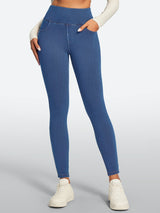 IUGA FlexDenim® High Waisted Stretchy Butt Lifting Jeggings With Pockets