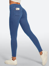 IUGA FlexDenim® High Waisted Stretchy Butt Lifting Jeggings With Pockets