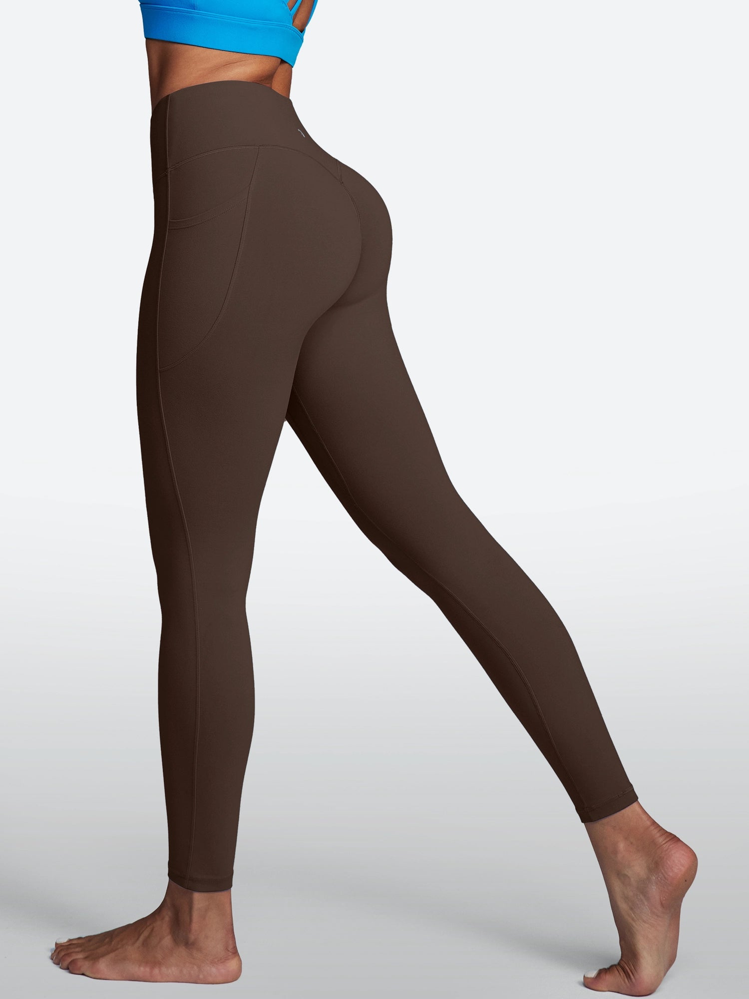 IUGA Butterlab® No Front Seam High Waisted Buttery Soft With Pockets