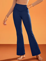 IUGA HeatLab® Sandwich Waistband No Front Seam Fleece Lined Bootcut Yoga Pants With Pockets